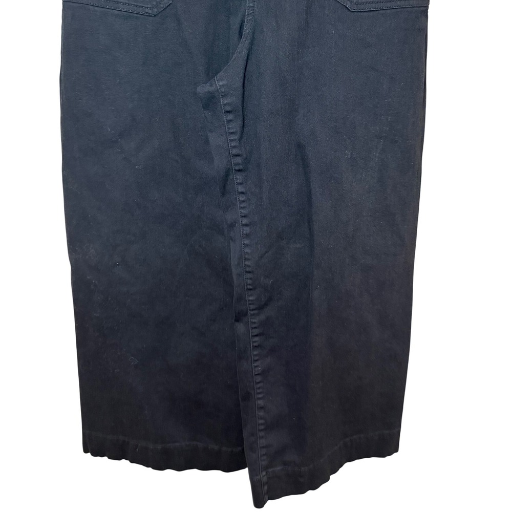 Pilcro Wide Leg Cropped Pants‎ Black Size 32 - Picture 3 of 10